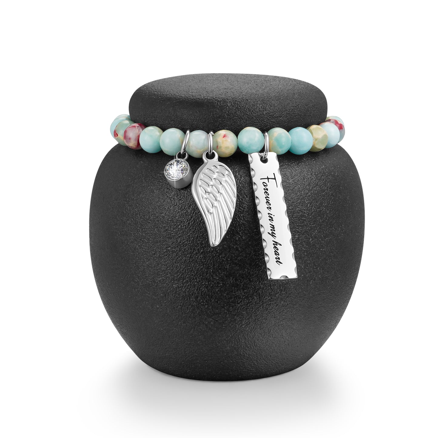 Mini Urn for Human Ashes - 2.76 Inches White Ceramic Urn for Ashes, Memorial Decorative Urn, Cremation Funeral Urn