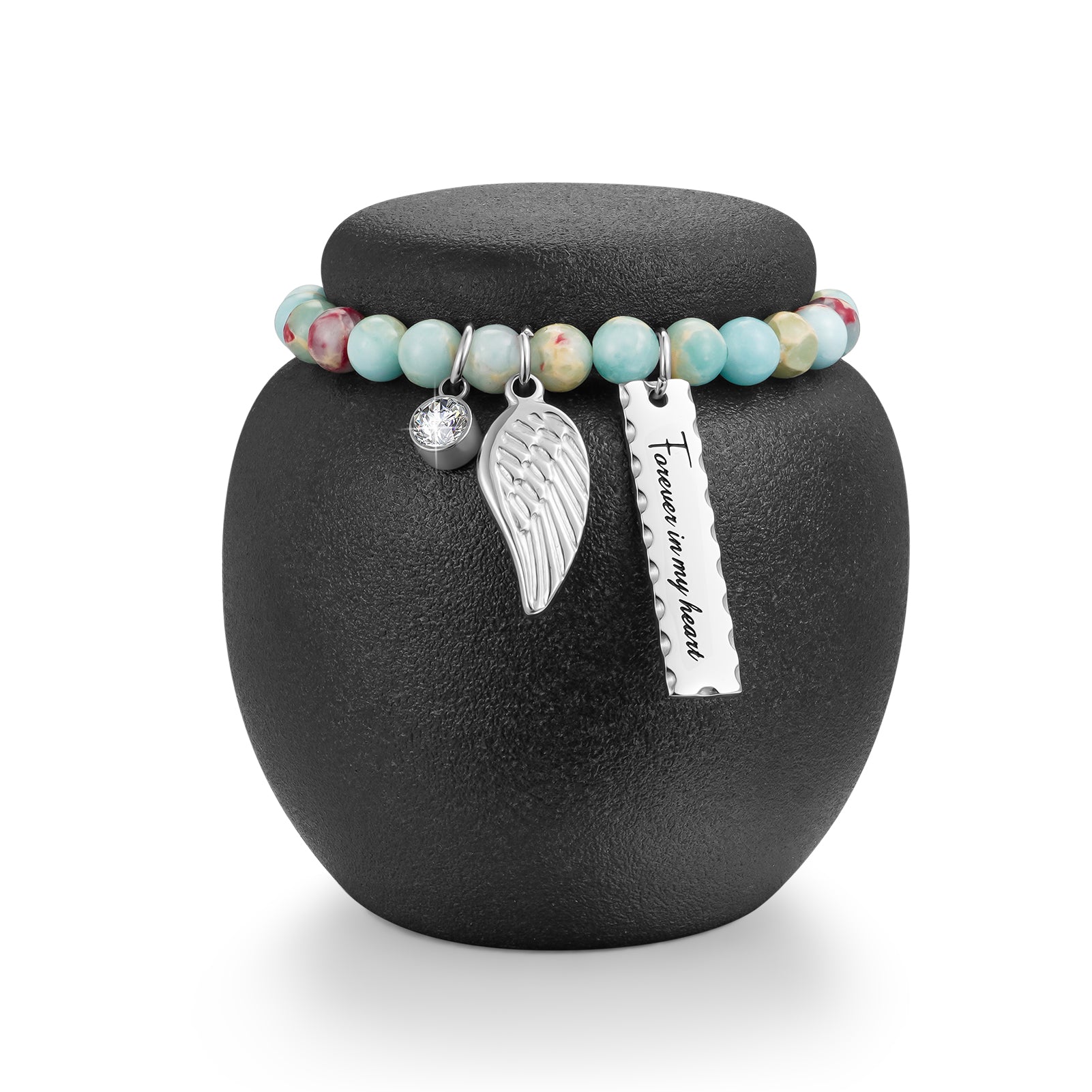 Mini Urn for Human Ashes - 2.76 Inches White Ceramic Urn for Ashes, Memorial Small Holder Decorative Urn, Cremation Funeral Urns for Women Men