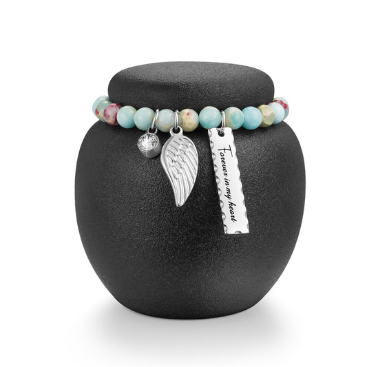 Mini Urn for Human Ashes - 2.76 Inches White Ceramic Urn for Ashes, Memorial Decorative Urn, Cremation Funeral Urn