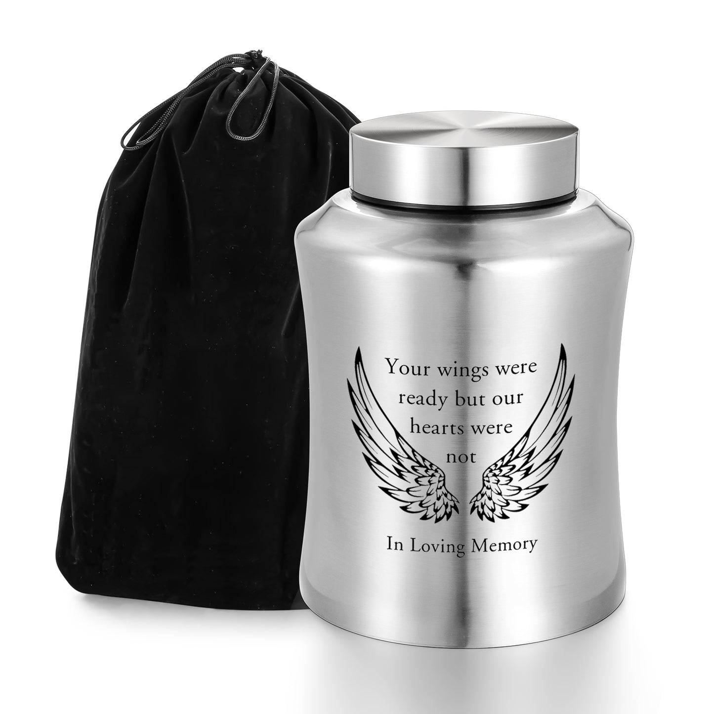 Urns for Ashes Decorative Urns for Adult Human Ashes Large Stainless Steel Cremation Urns