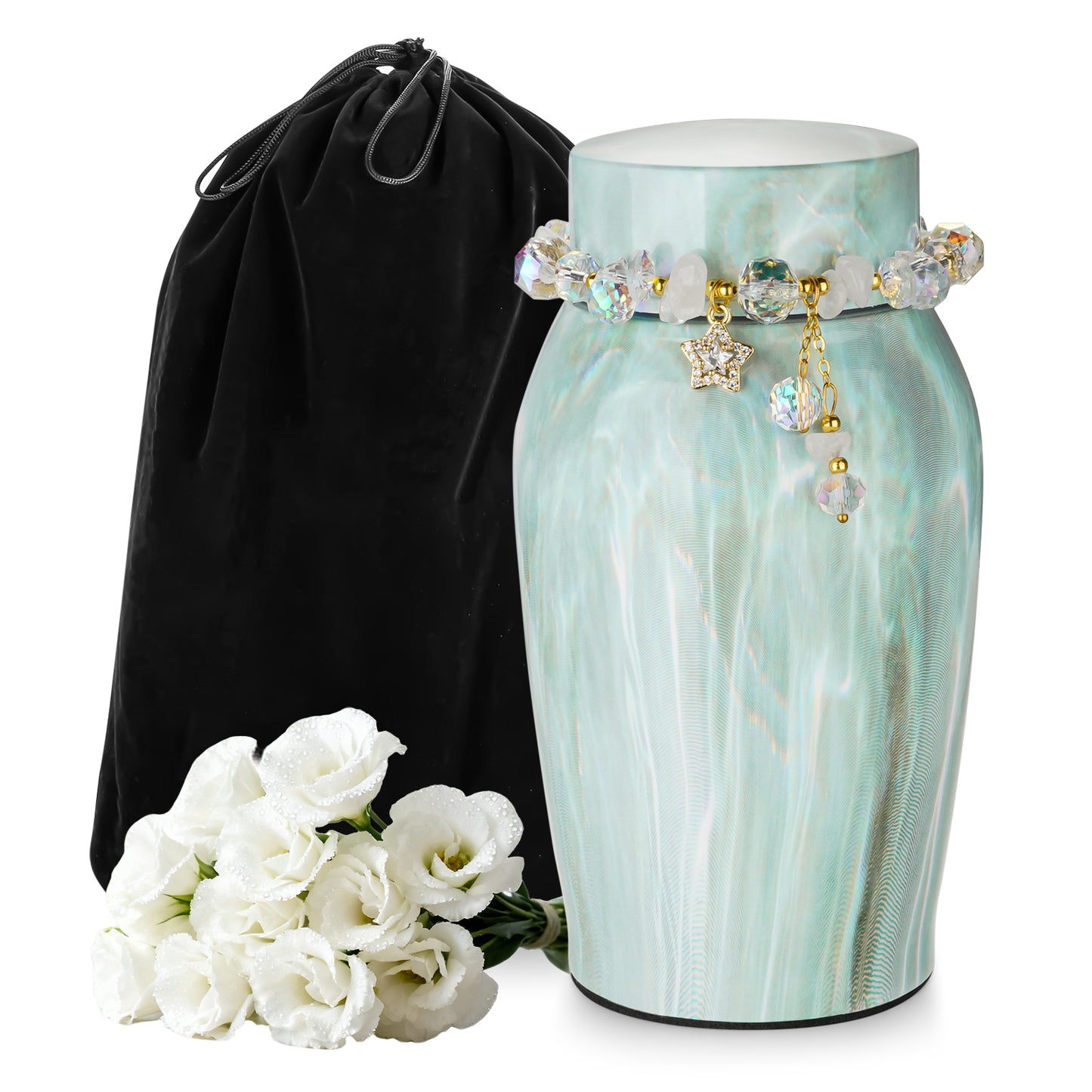 Urns for Human Ashes, Mini Urn for Ash Male Female, Small Urns for Human Ashes Keepsake, Stainless Steel Memorial Cremation, Decorative Urn