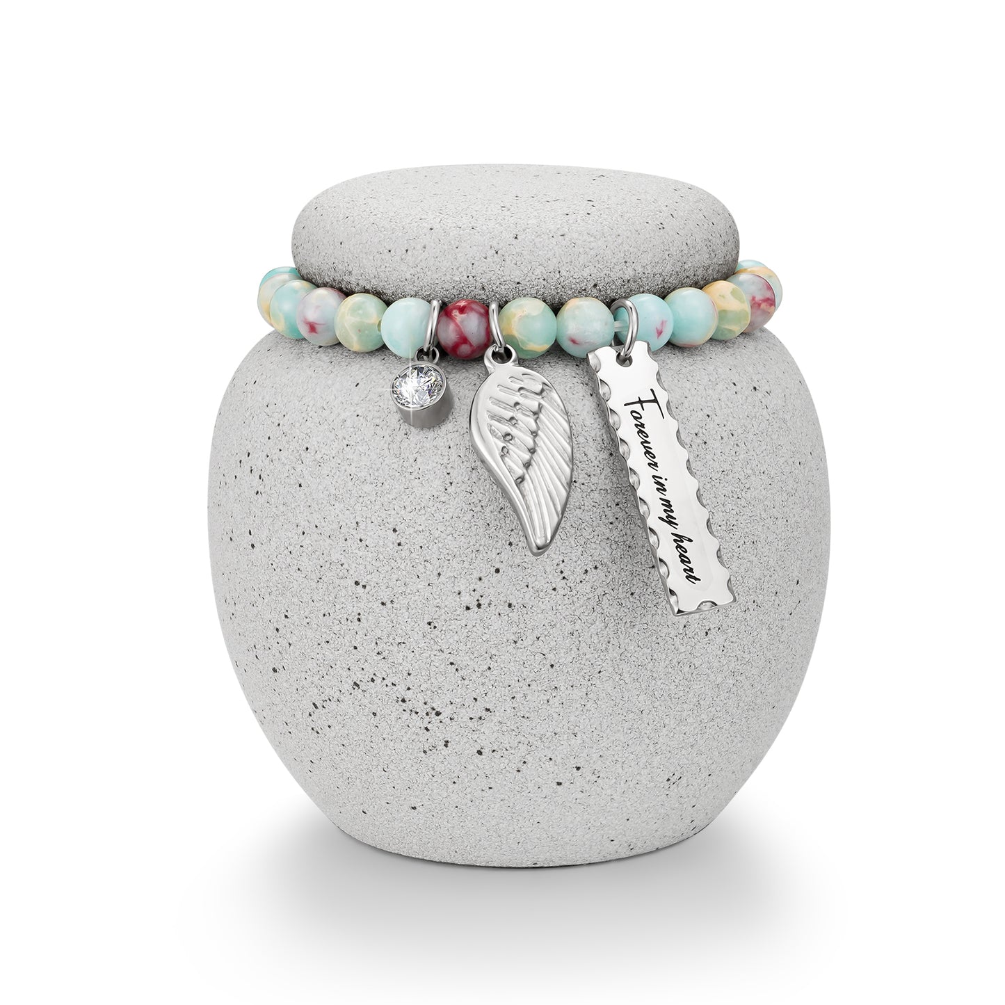 Mini Urn for Human Ashes - 2.76 Inches White Ceramic Urn for Ashes, Memorial Decorative Urn, Cremation Funeral Urn