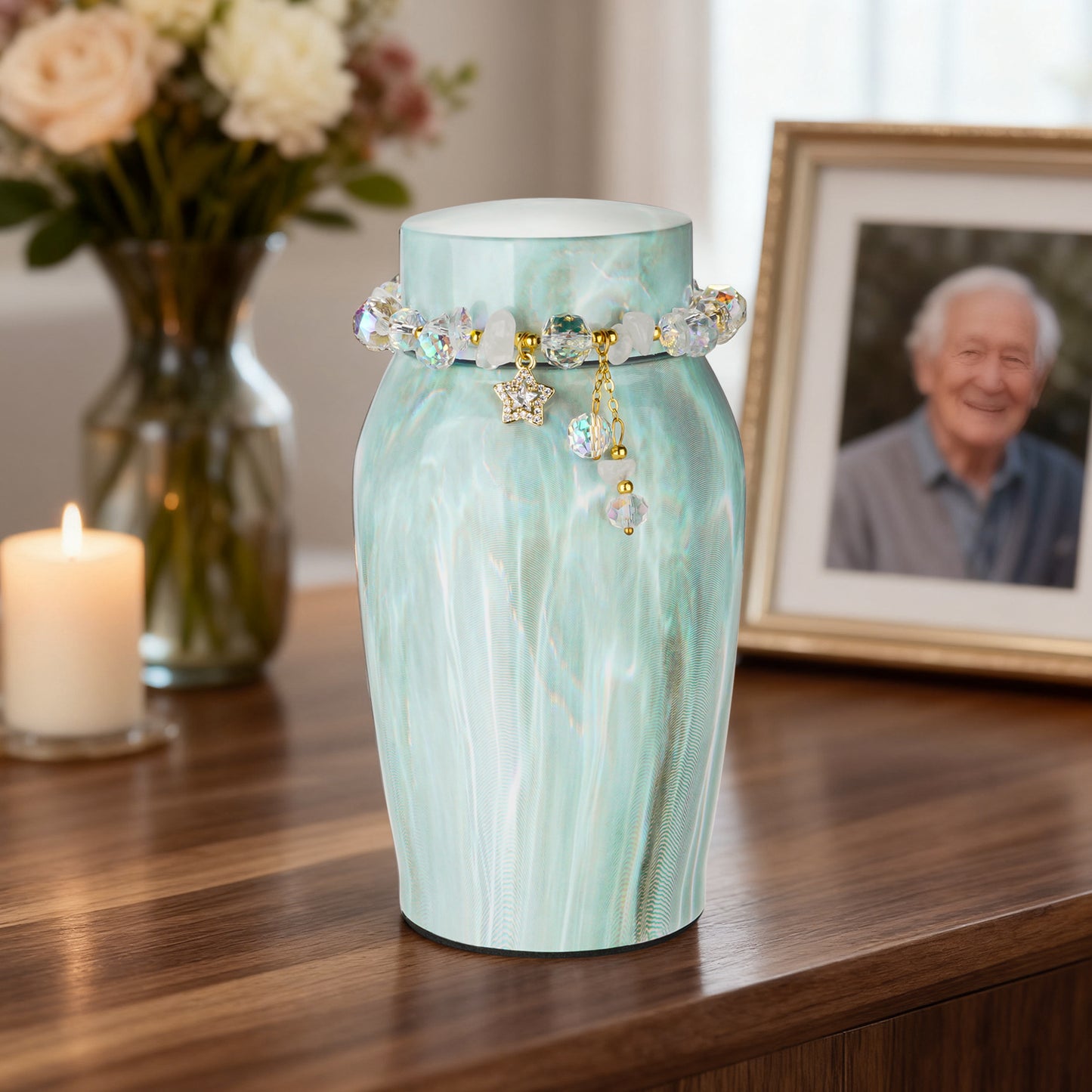 Urns for Human Ashes, Mini Urn for Ash Male Female, Small Urns for Human Ashes Keepsake, Stainless Steel Memorial Cremation, Decorative Urn