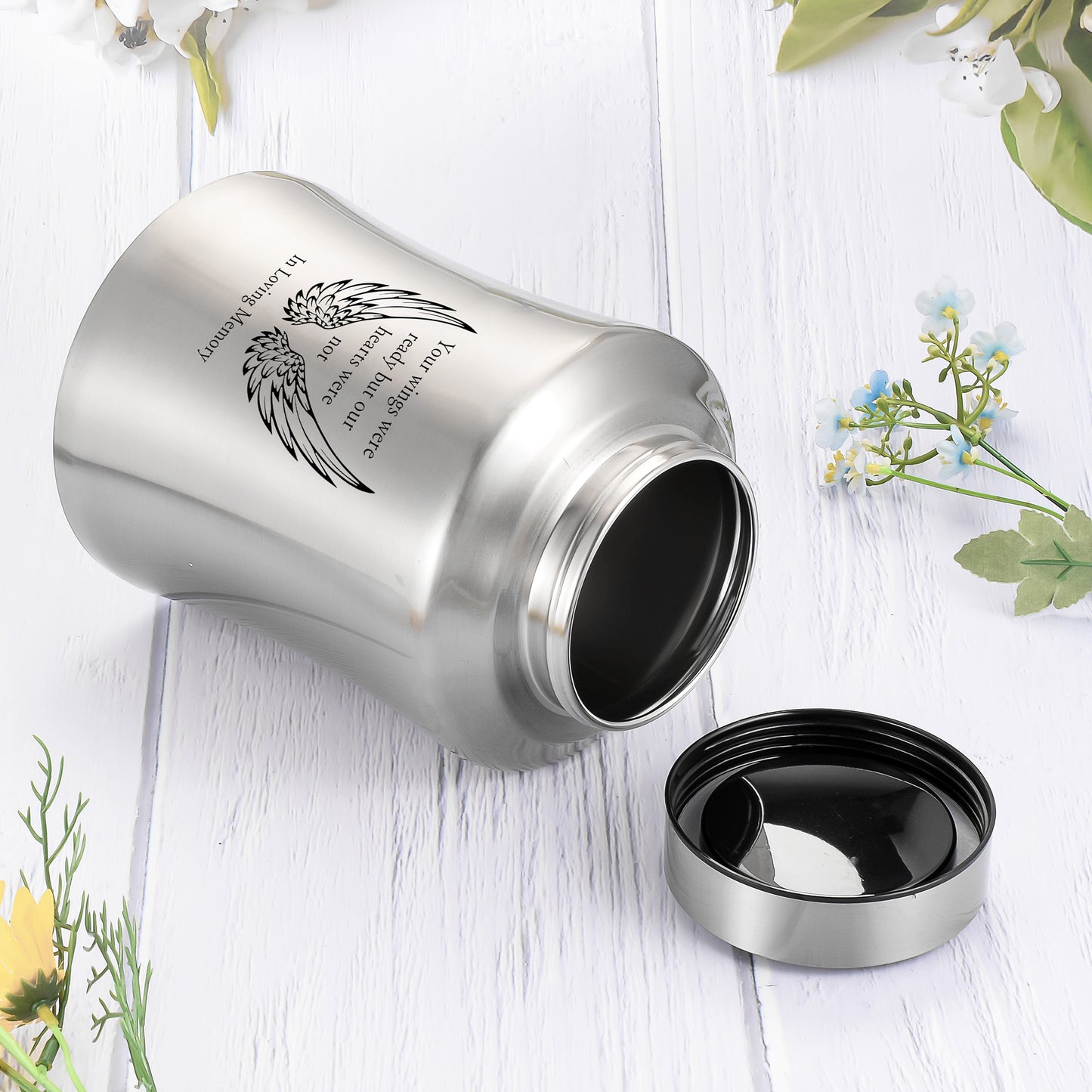 Urns for Ashes Decorative Urns for Adult Human Ashes Large Stainless Steel Cremation Urns