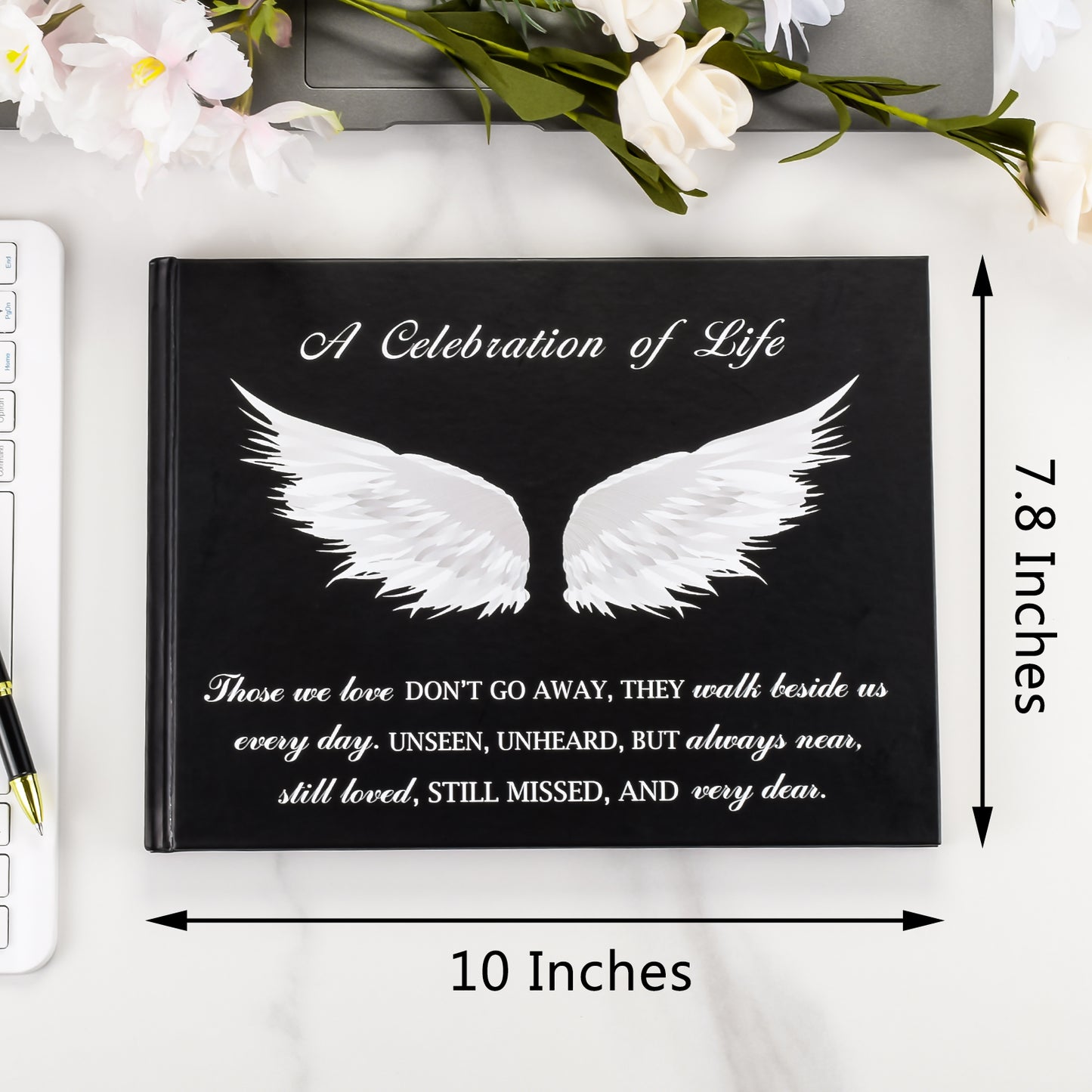 Funeral Guest Book for Memorial Service Celebration of Life Guest Book 80 Pages Funeral Sign-in Book