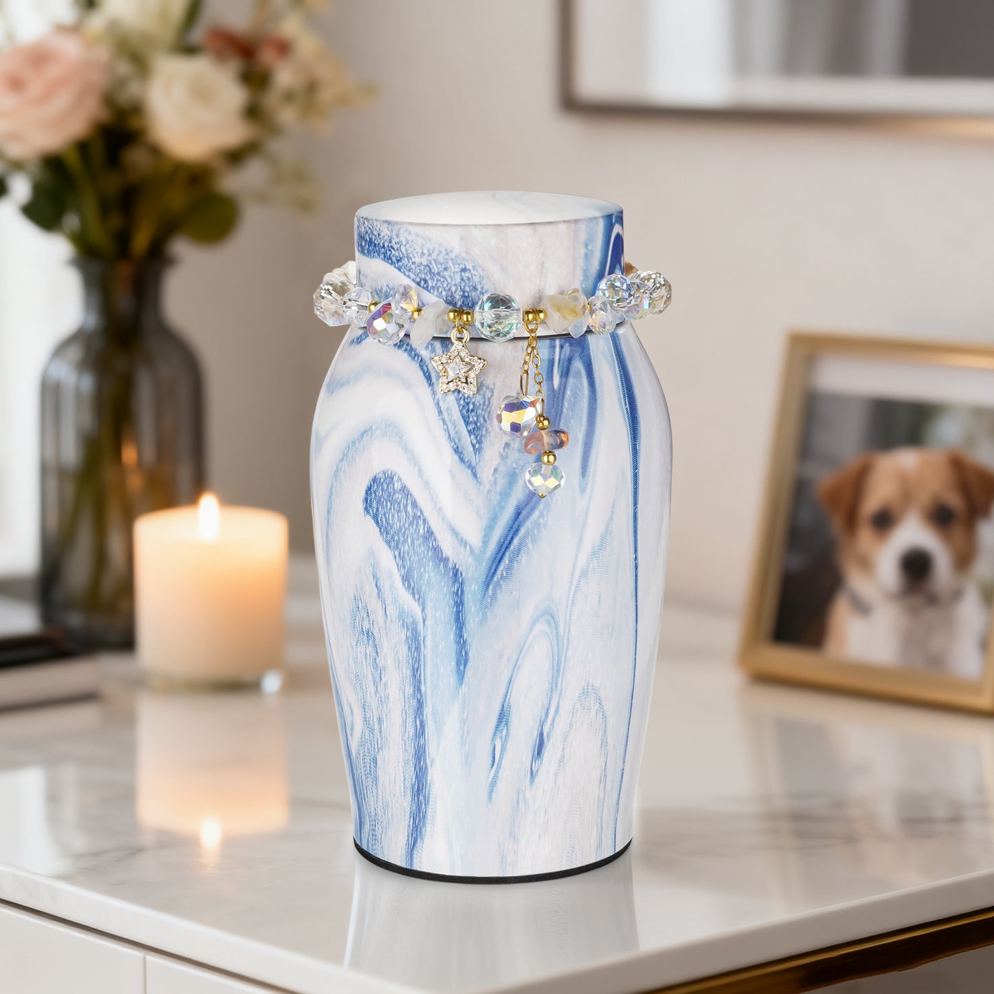 Urns for Human Ashes, Mini Urn for Ash Male Female, Small Urns for Human Ashes Keepsake, Stainless Steel Memorial Cremation, Decorative Urn