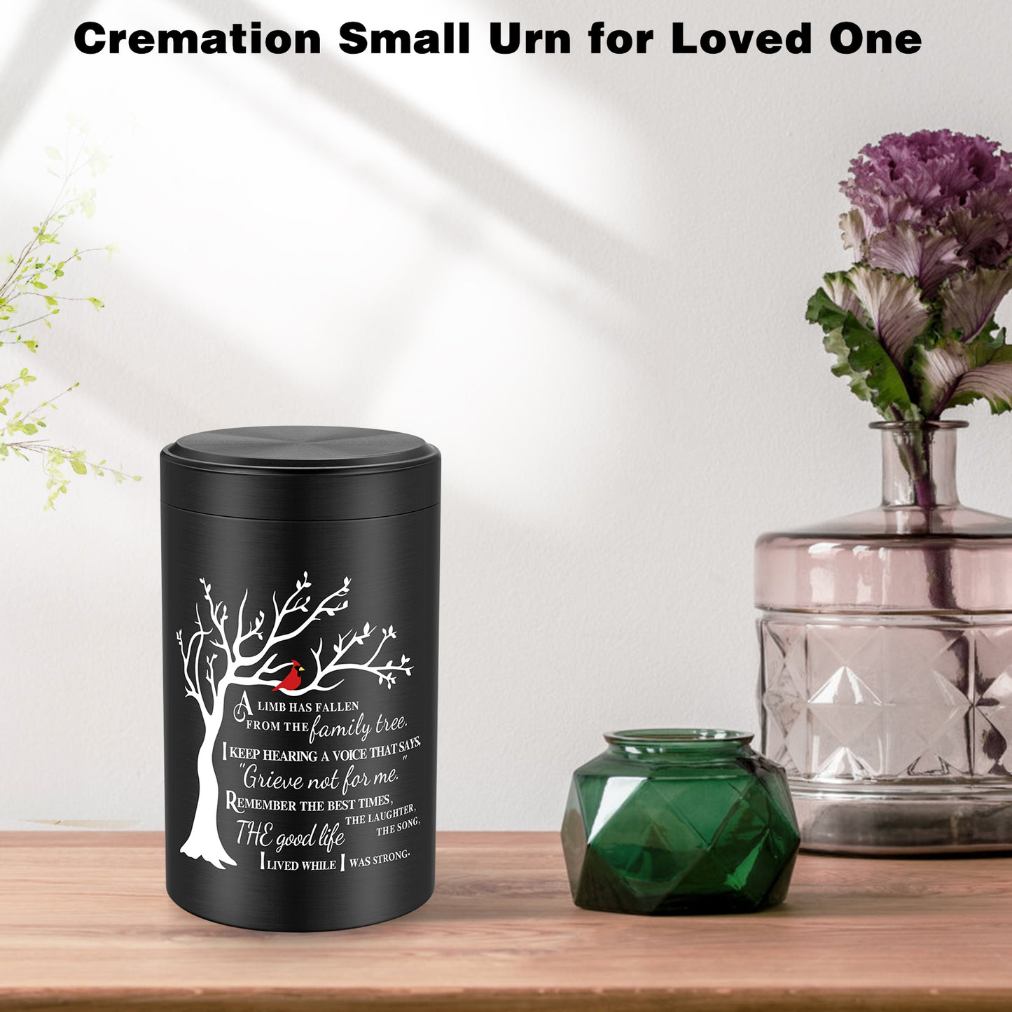 Small Urns for Human Ashes Keepsake, 3.54 Inch Mini Urn for Human Ashes, Memorial Keepsake for Men Women, Cremation Urns for Adult Female Male