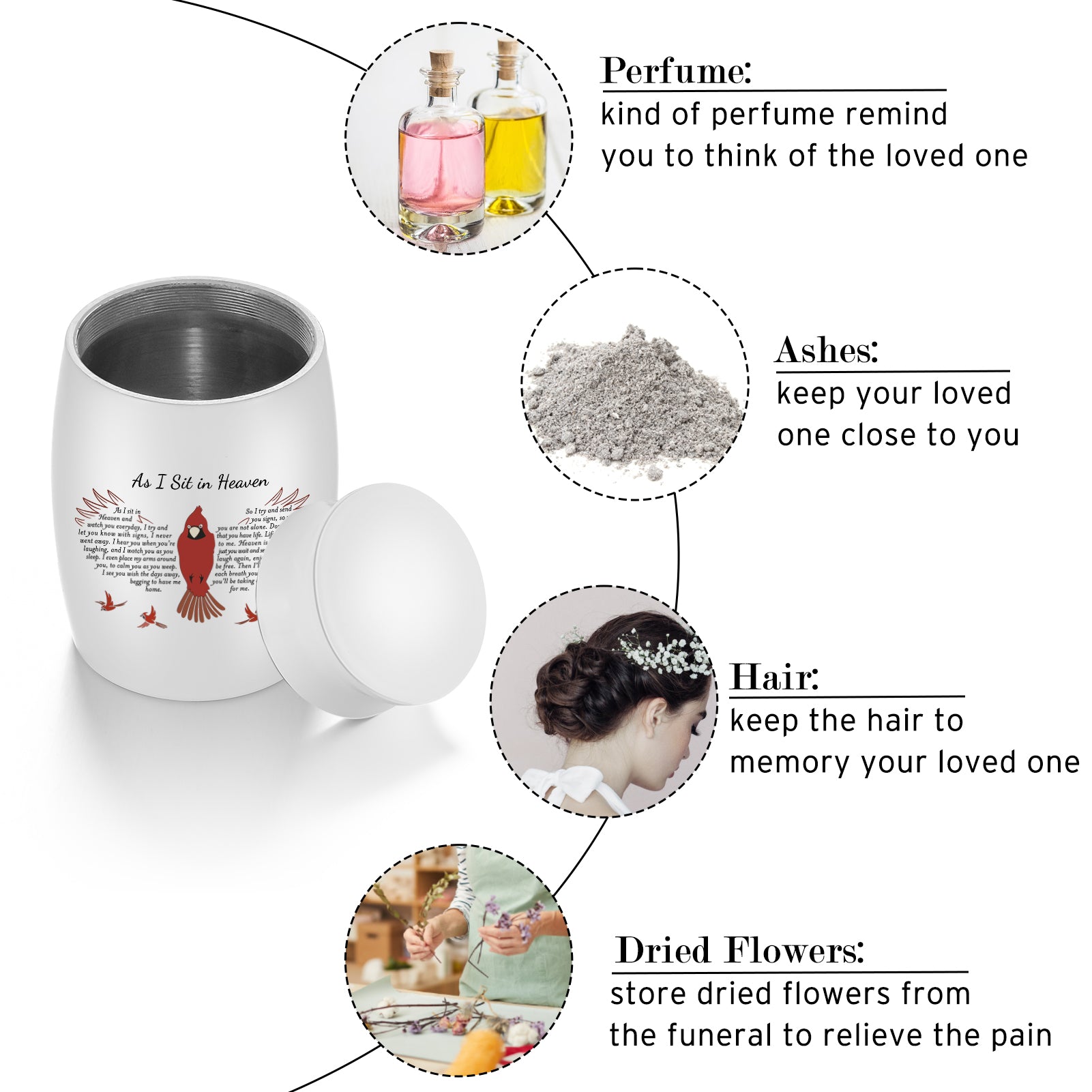 Small Urns for Human Ashes Aluminium Mini Keepsake Urn Butterflies Small Cremation Urns for Ashes Memorial Ashes Keepsake