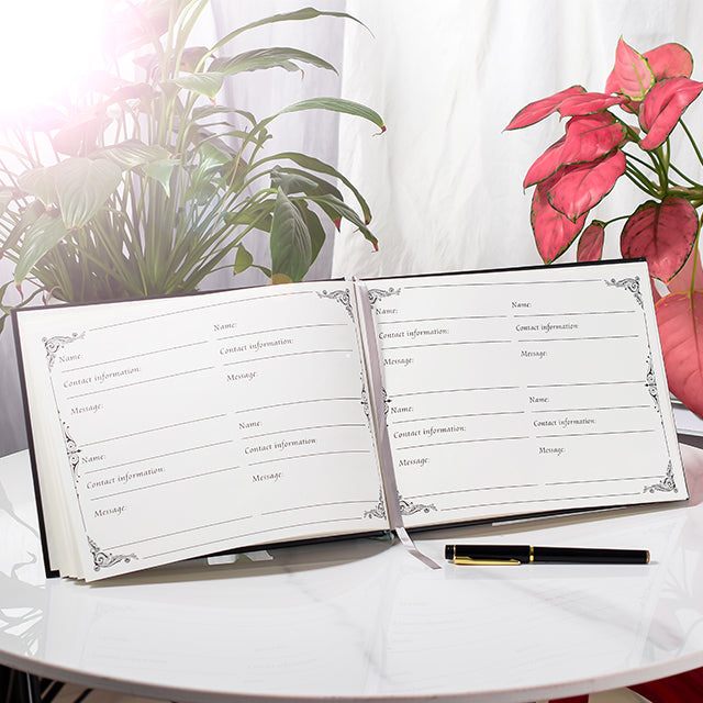 Funeral Guest Book for Memorial Service Celebration of Life Guest Book 80 Pages Funeral Sign-in Book