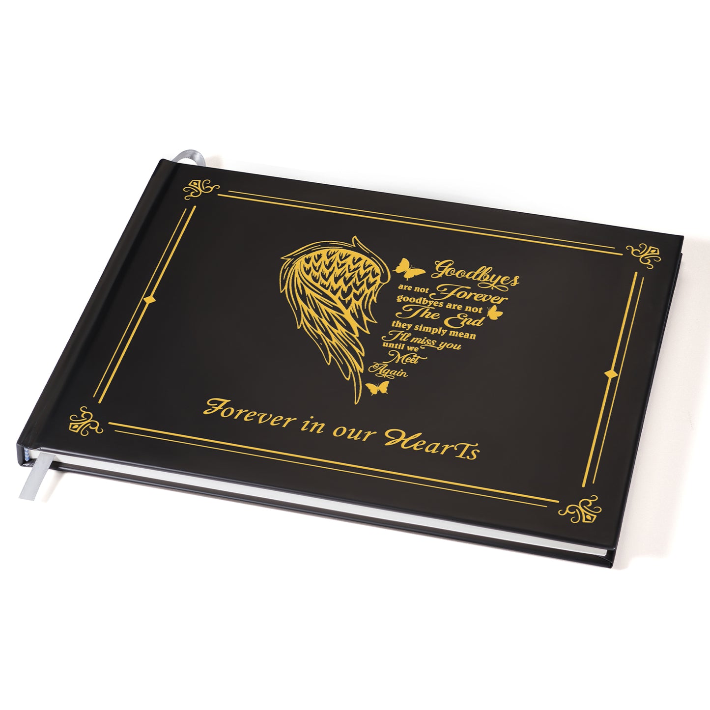 Funeral Guest Book for Memorial Service Celebration of Life Guest Book 80 Pages Funeral Sign-in Book