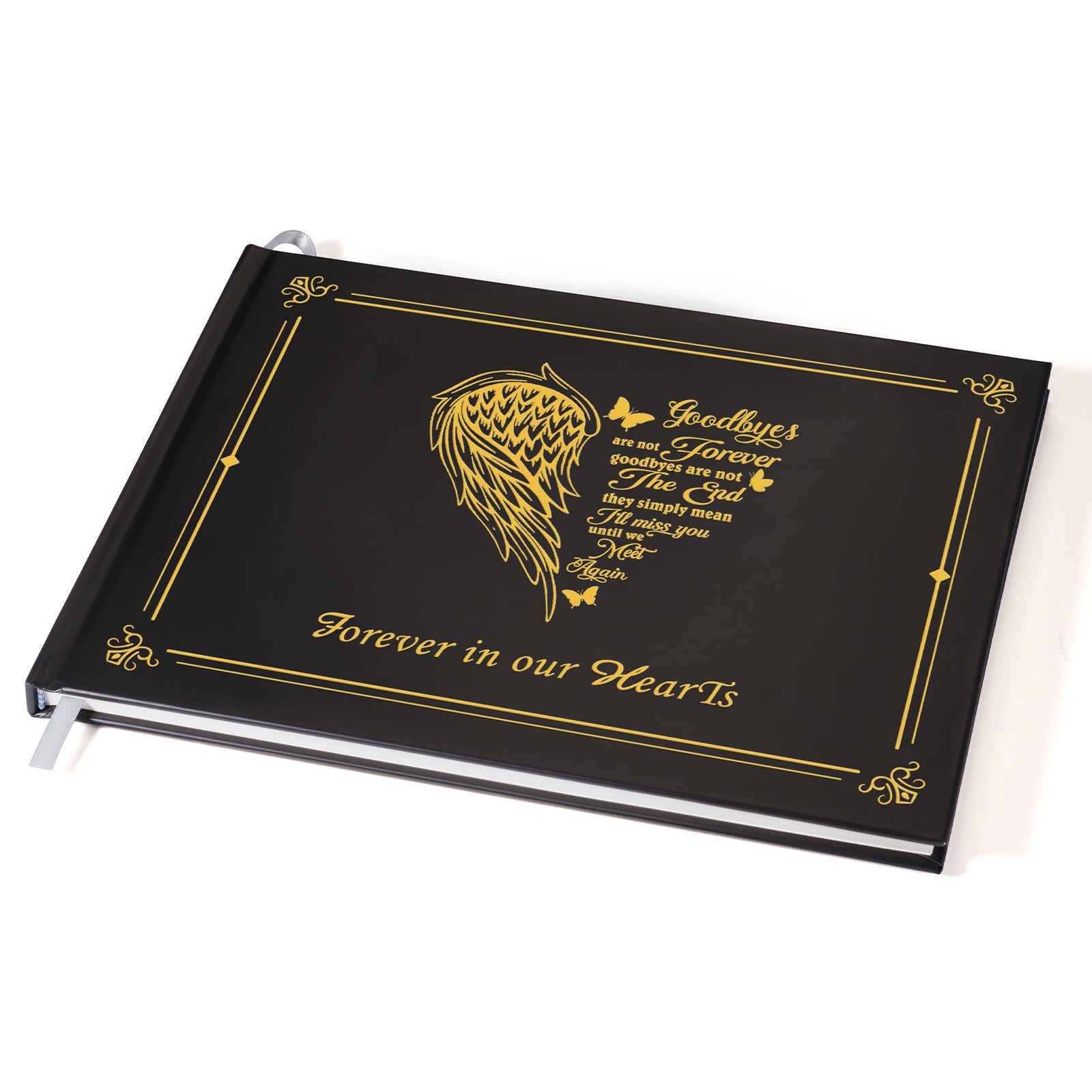 SOITIS Funeral Guest Book for Memorial Service Celebration of Life Guest Book 80 Pages Funeral Sign-in Book - A Celebration of Life