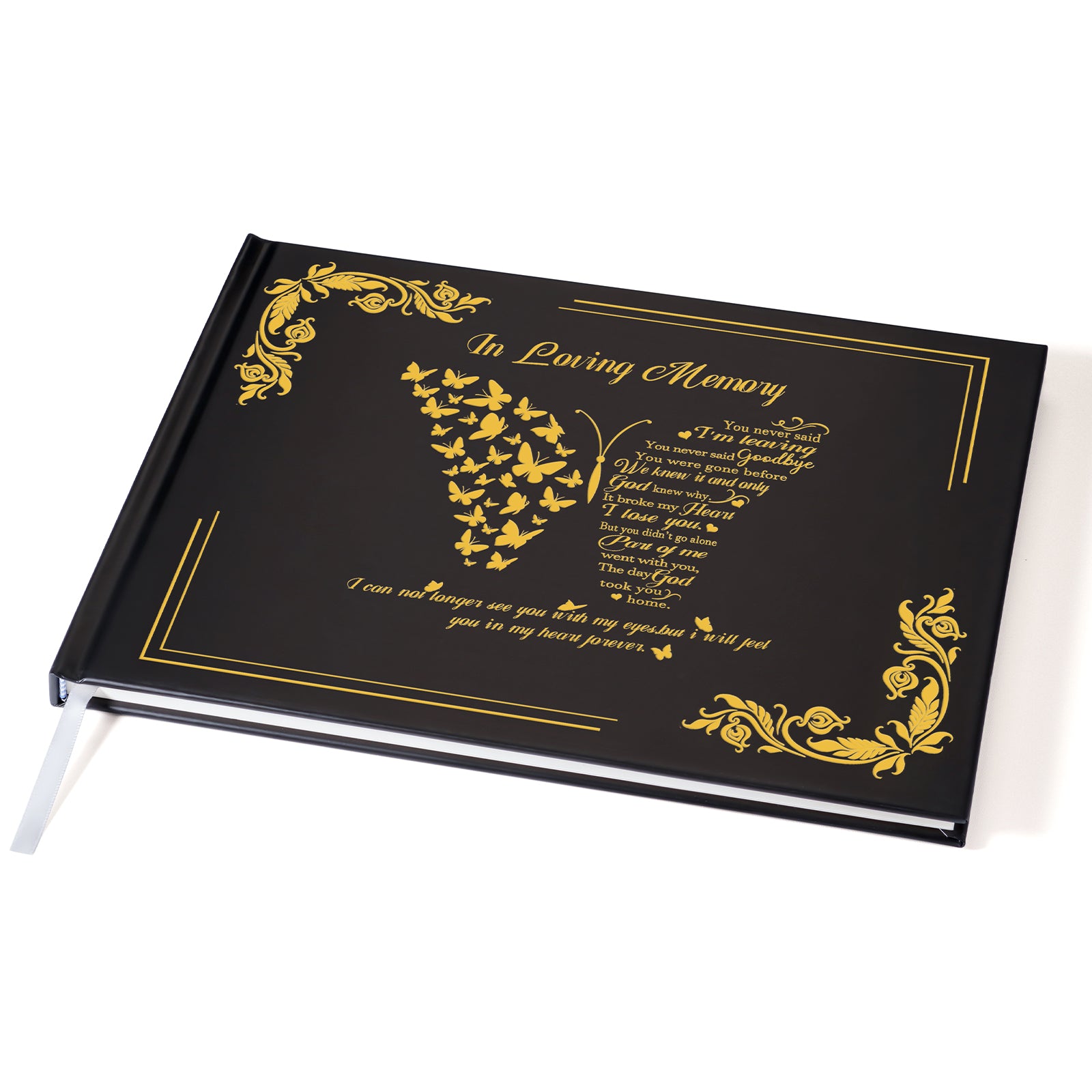 SOITIS Funeral Guest Book for Memorial Service Celebration of Life Guest Book 80 Pages Funeral Sign-in Book - A Celebration of Life
