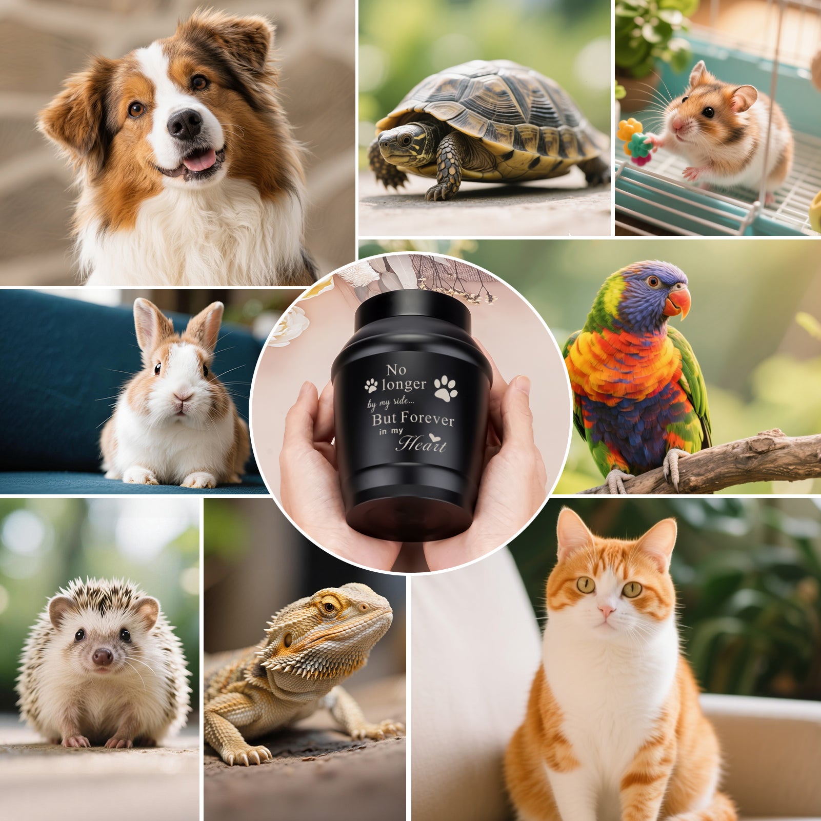 SOITIS Cremation Urn for Dog Cat Ashes Dog Urns for Ashes-5.5 Inches Stainless Steel Pet Urn for Ash Pet Memorial Keepsake Urn Small Urn for Pet Ash Keepsake for Ash Cat Memorial Gifts